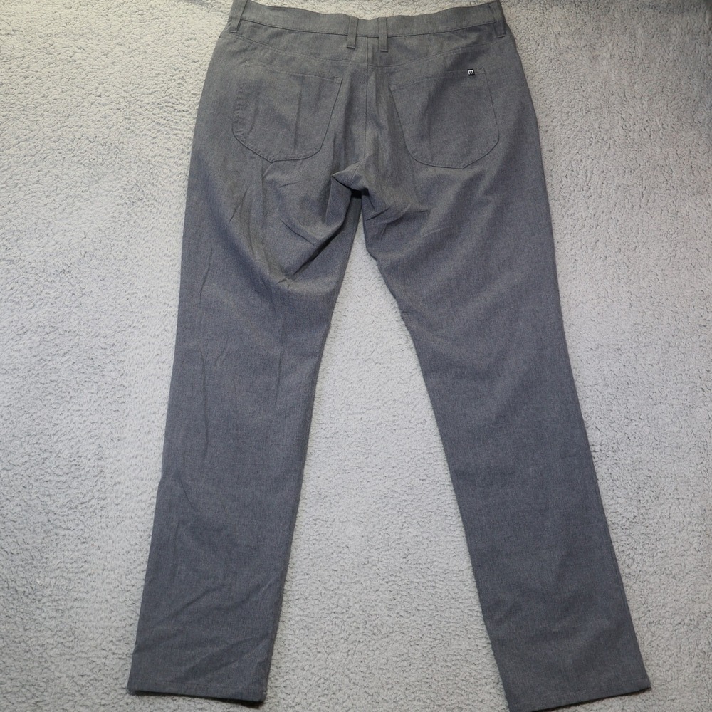 Travis Mathew Mens Grey Performance‎ Golf Pants 5-Pocket Stretchy Size 35 - Picture 4 of 10